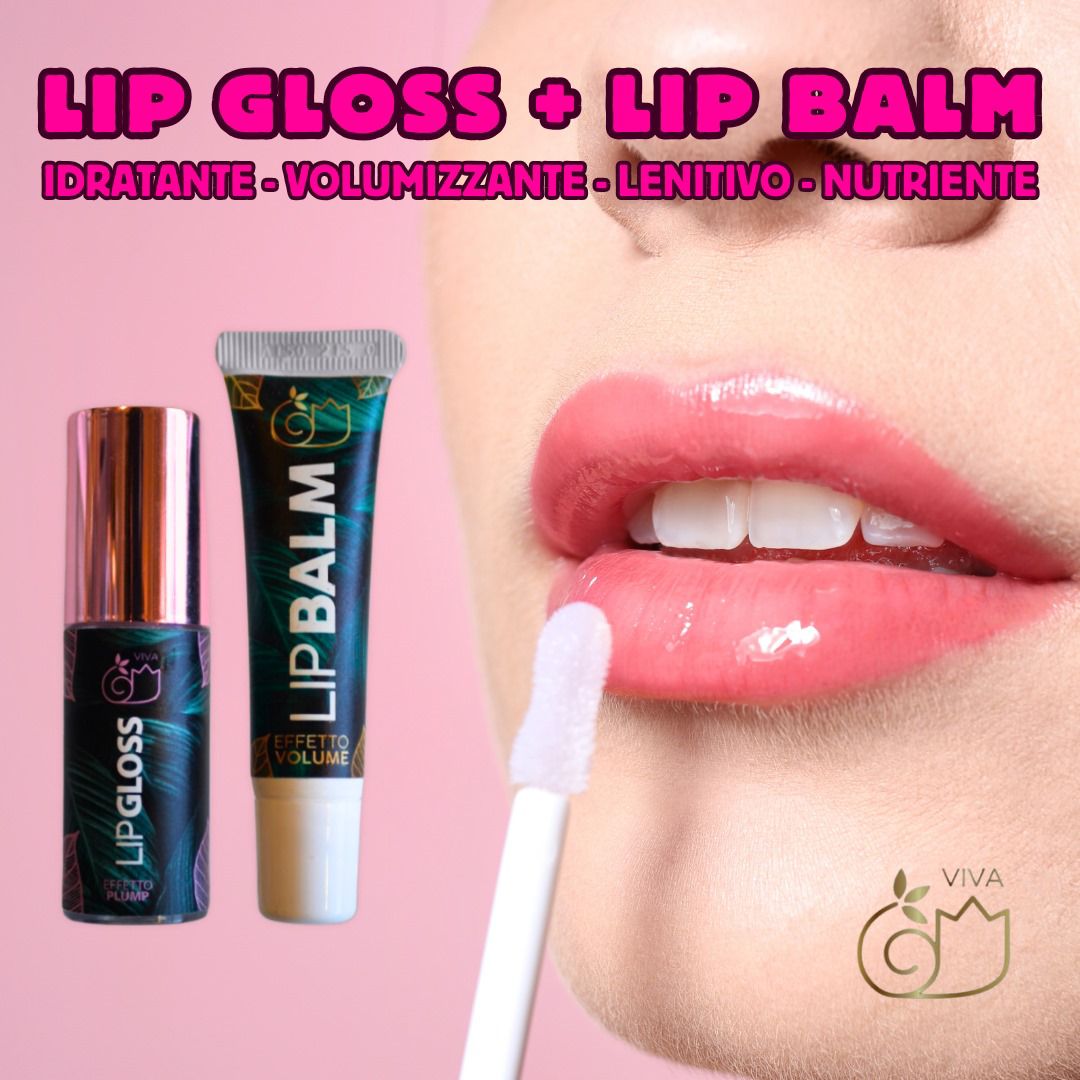 LIP GLOSS + LIP BALM  Promo natalizia